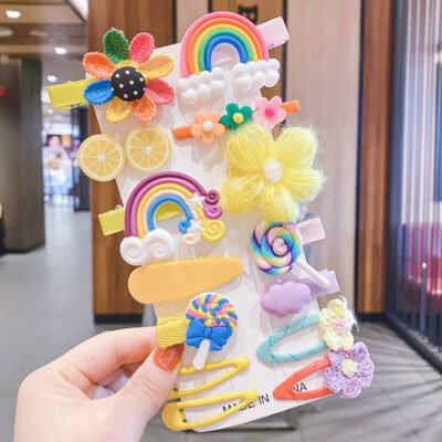 Kids Hair Clip Set – Korean Princess Grab Clip (8 Designs)