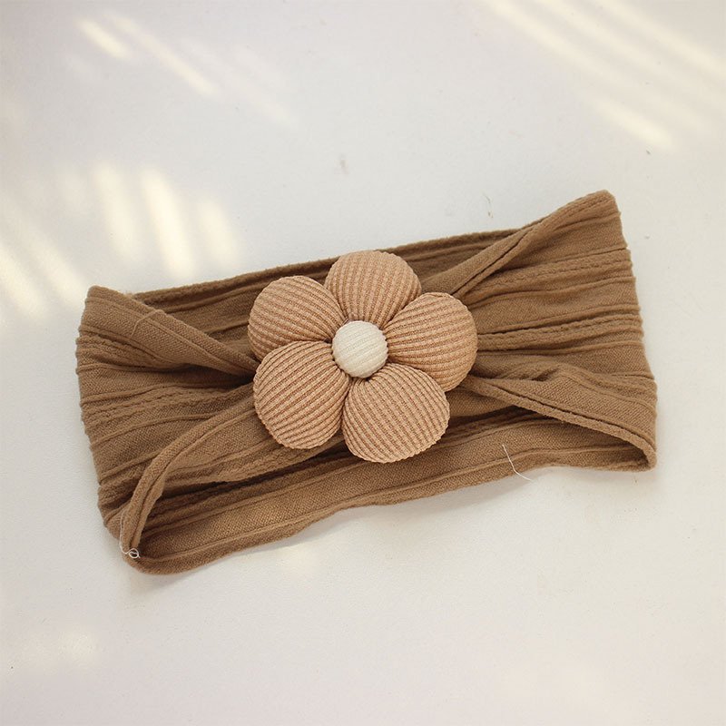 Baby Flower Headbands – Soft Nylon, Newborn to Toddler - Image 5