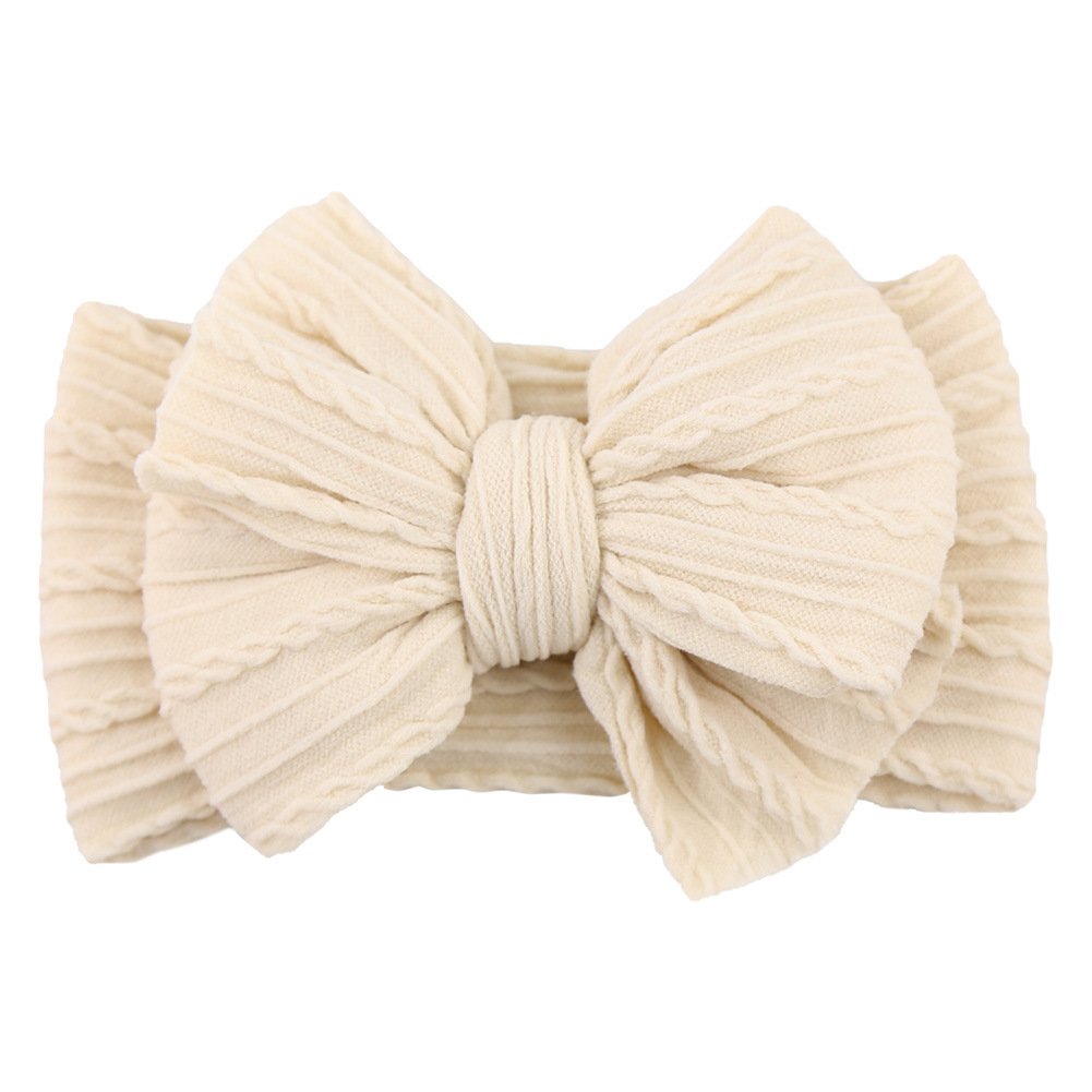 Handmade Baby Headbands with Bows – Soft Stretchy Nylon - Image 7