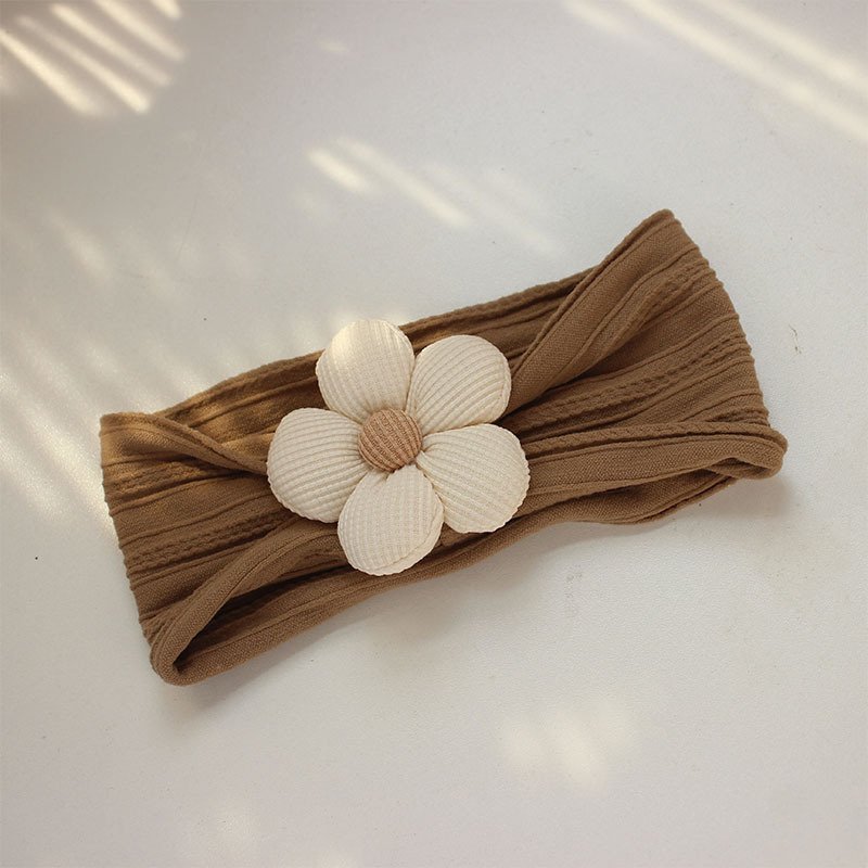 Baby Flower Headbands – Soft Nylon, Newborn to Toddler - Image 6