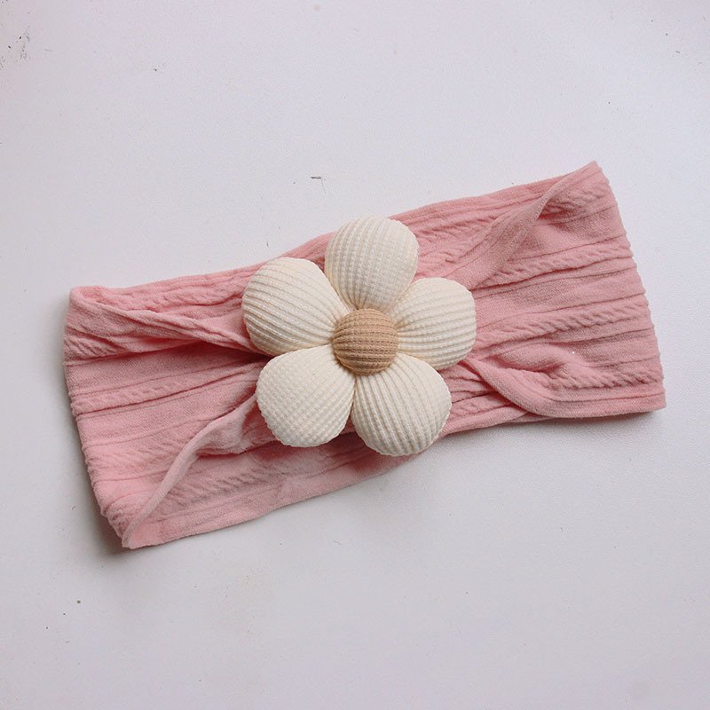 Baby Flower Headbands – Soft Nylon, Newborn to Toddler - Image 9