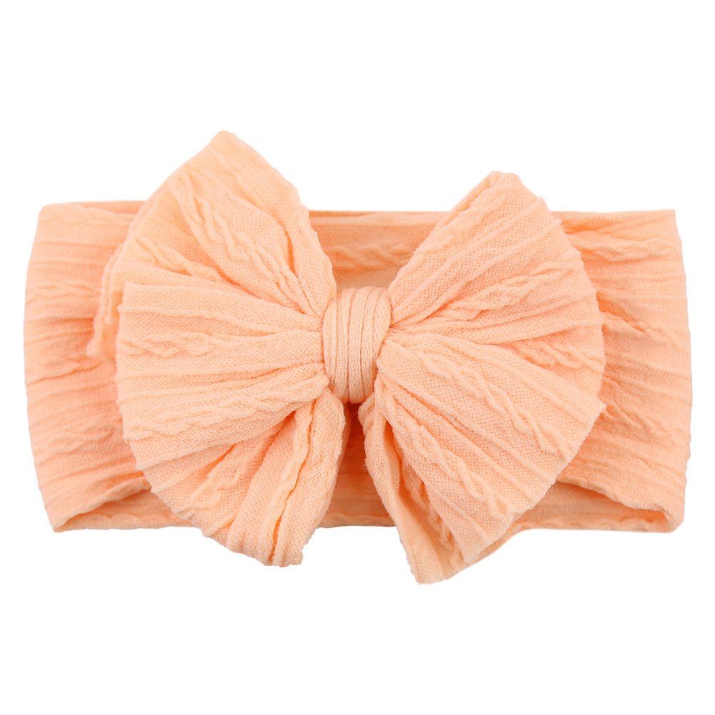 Handmade Baby Headbands with Bows – Soft Stretchy Nylon - Image 6