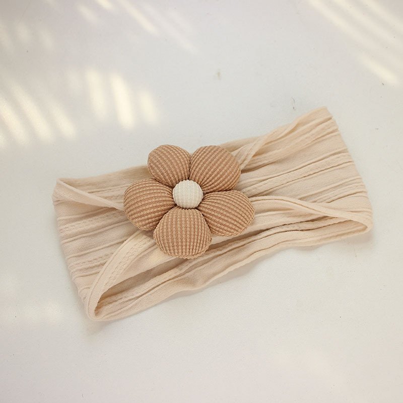 Baby Flower Headbands – Soft Nylon, Newborn to Toddler - Image 8