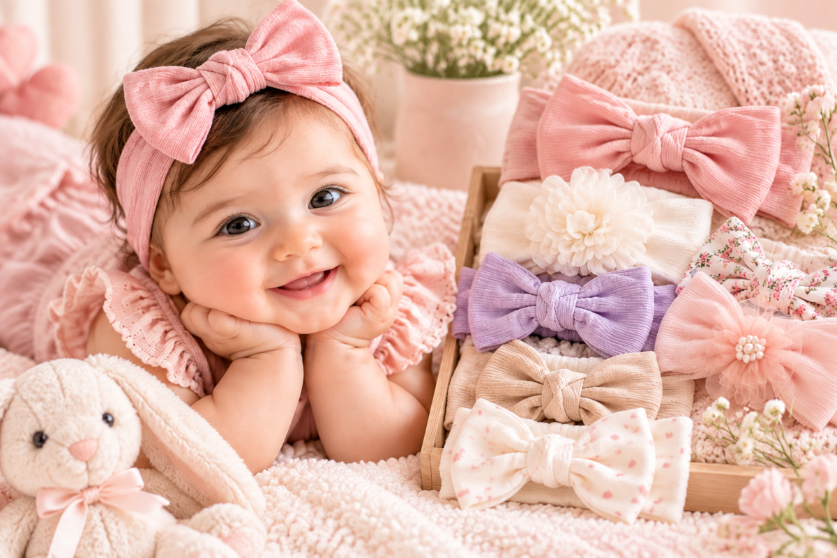 Soft baby headbands
