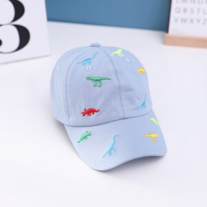 Alternative view of Dinosaur Baseball Hat for Toddlers – Adjustable Cotton Sun Cap