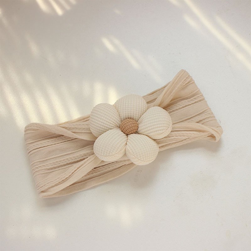 Baby Flower Headbands – Soft Nylon, Newborn to Toddler - Image 7